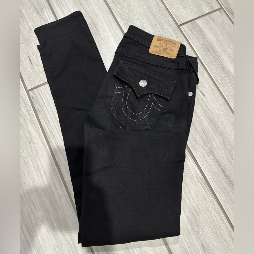 True Religion Women's Black Skinny Jeans